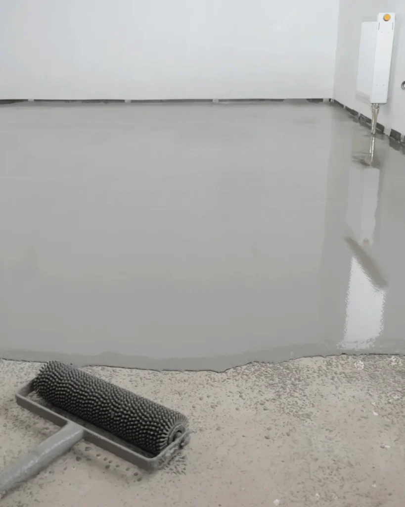 Ragréage autolissant sol avant carrelage