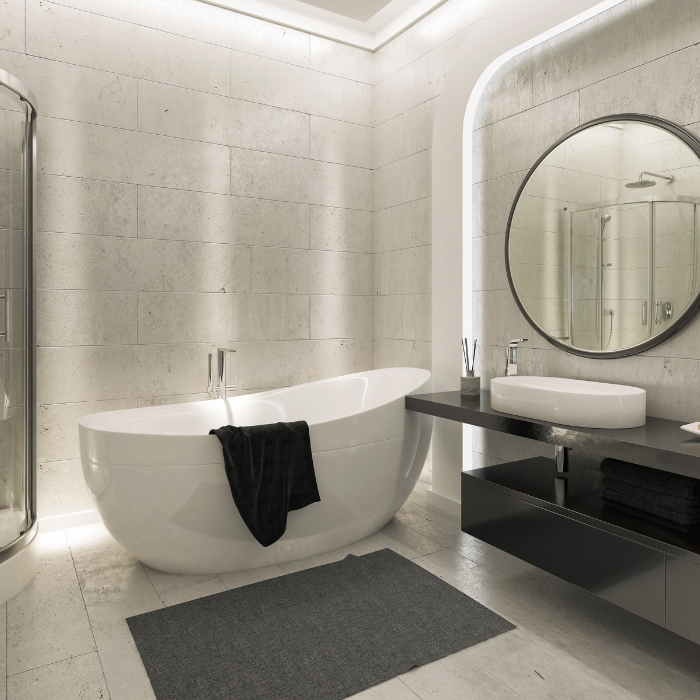Salle de bain carrelage et faïence